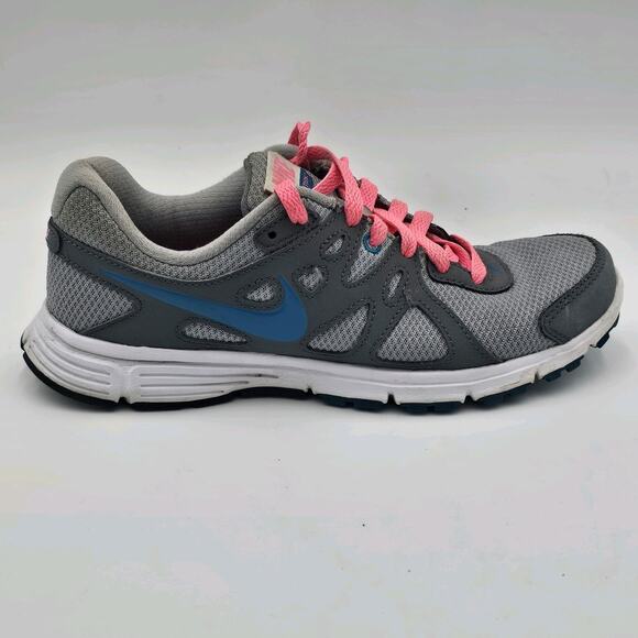 Nike Women's 7 Shoe Revolution 2 Athletic Running Sneaker 554900-006 Gray - Picture 11 of 12